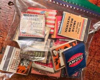 Collection of vintage matches