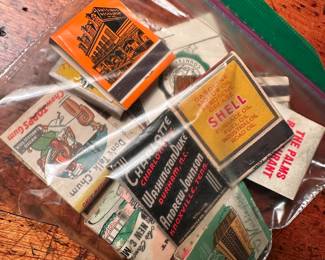 Collection of vintage matches