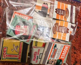 Collection of vintage matches