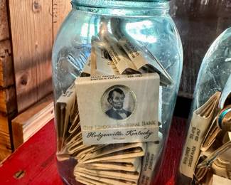 Collection of vintage matchbooks 