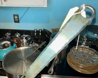 Blue steel , hand forged Blanc Creatives blue carbon steel pan 11inch