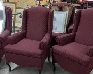 4 high back chairs.  Great condition. 