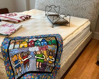 Addie James Folk Art Tapestry, King Size Bed, etc