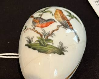 Herend Rothchild Bird Egg Box