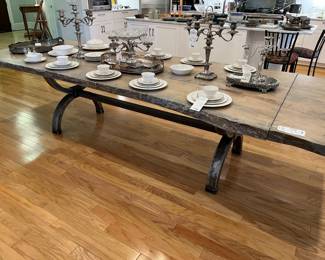 Kaufman & Co. Custom Furniture Live Edge Table... stunning piece!