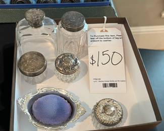 Sterling Silver Dresser Jars