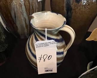 Charlie Lisk Swirl Pitcher