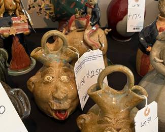 Crystal King Face Jugs