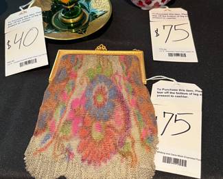 Whitting and Davis Art Deco Mesh Purse