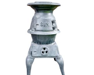 VINTAGE KING STOVE & RANGE - SUN - 40A - CAST IRON WOOD OR COAL STOVE