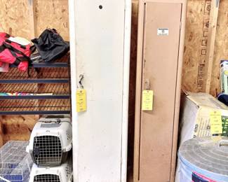 Vintage metal cabinets