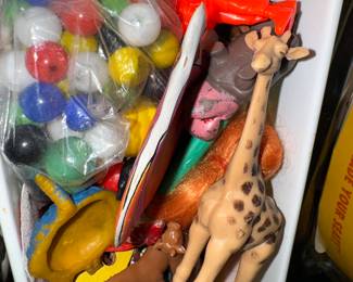 more toys and marbles