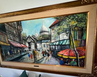 Paul Davis Parisian Street scene