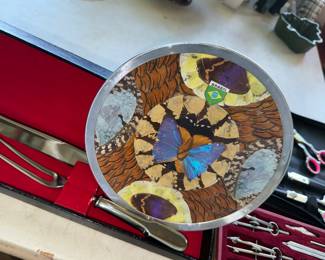 Butterfly dish BRASIL handmade