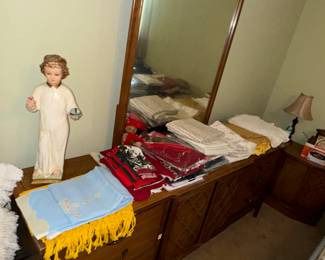 Lowboy bureau with Mirror