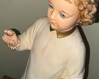 Infant of Prague Chalkware