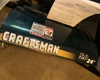 Craftsman 24" Snow Thrower 5HP