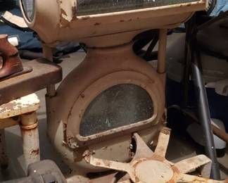 Antique grocer’s scale from Nimmo’s Market that used to be on the corner of Dale St. and East Ave. in Springfield 