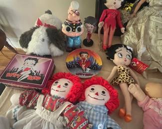 betty boop  and raggedy ann