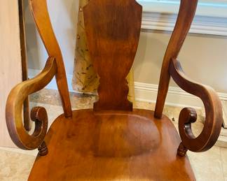 Lovely Tell City Balloon Back Hard Rock Maple Bentwood Rocker 