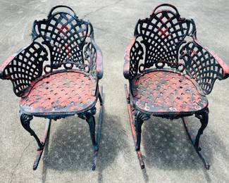 Two Lovely Aluminum Alloy Rockers 