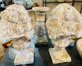 Pair of Bogese Pottery Urns 