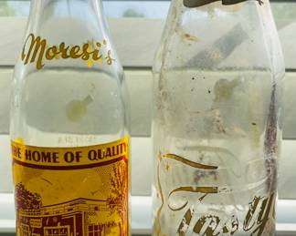 Collection Of Antique Bottles 
    Moresi Bottling Co.
    Fish Emulsion and other rare bottles 