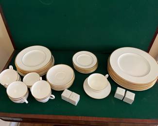 Wedgewood fine bone china, setting for 10 with a few pieces missing 