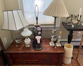 Assorted lamps
