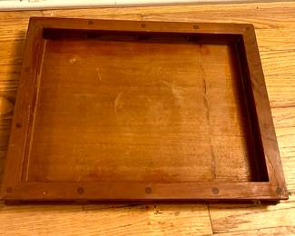 Wooden tray