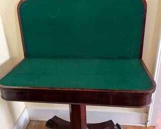Felt top card table