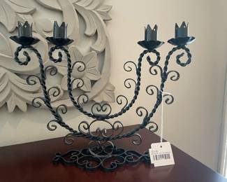 Wrought Iron Candelabra