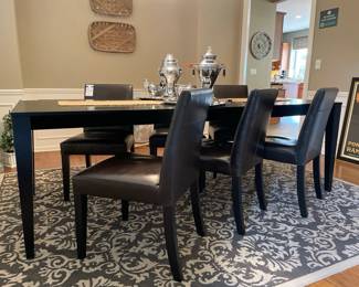 Crate and Barrel Dining Chair Set, Crate & barrel 