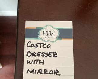 Costco dresser with mirror