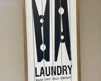 Laundy wall decor