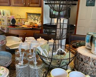 Three-Tiered Wire Basket