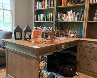 Pottery Barn Livingston Bookshelves and Desk