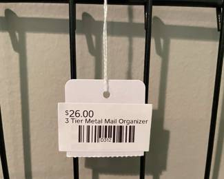 3-Tier Metal Mail Organizer