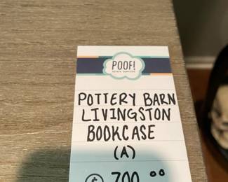 Pottery barn livingston bookcase (a)