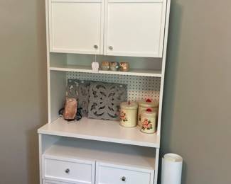 Storage Cabinet and Hutch
