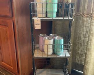 Rolling Bar Cart, Sonoma Wine Tumblers, Reduce Can Koozie