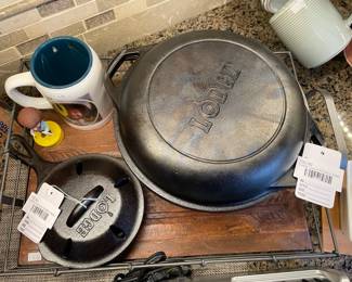 Lodge Cast Iron Griddle, Lodge Cast Iron Dutch Oven