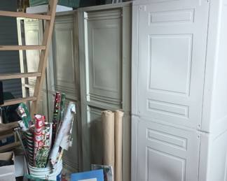 Storage cabinets, one left