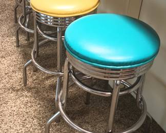 Chrome heavy duty bar stools
