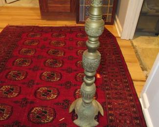 vintage brass stand
