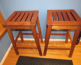 Teak stools