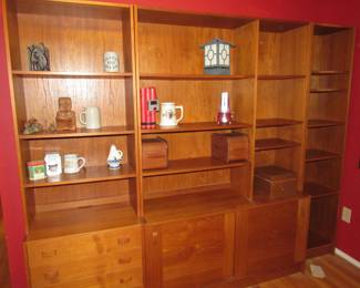 Very nice Teak sectional bookcase