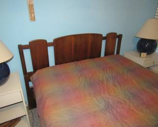 Gorgeous wood headboard