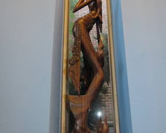 Impressive large Thai carving