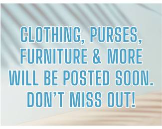 Clothing coming soon